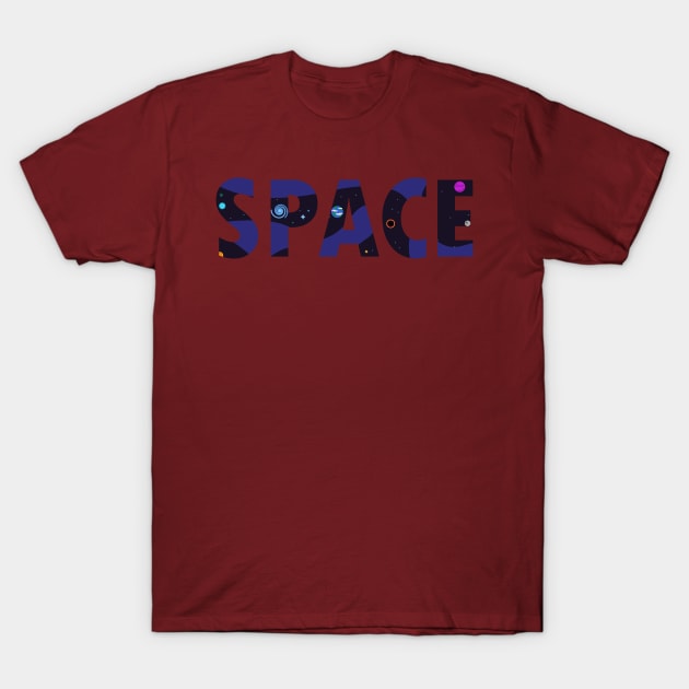 Deep Space T-Shirt by MigiDesu